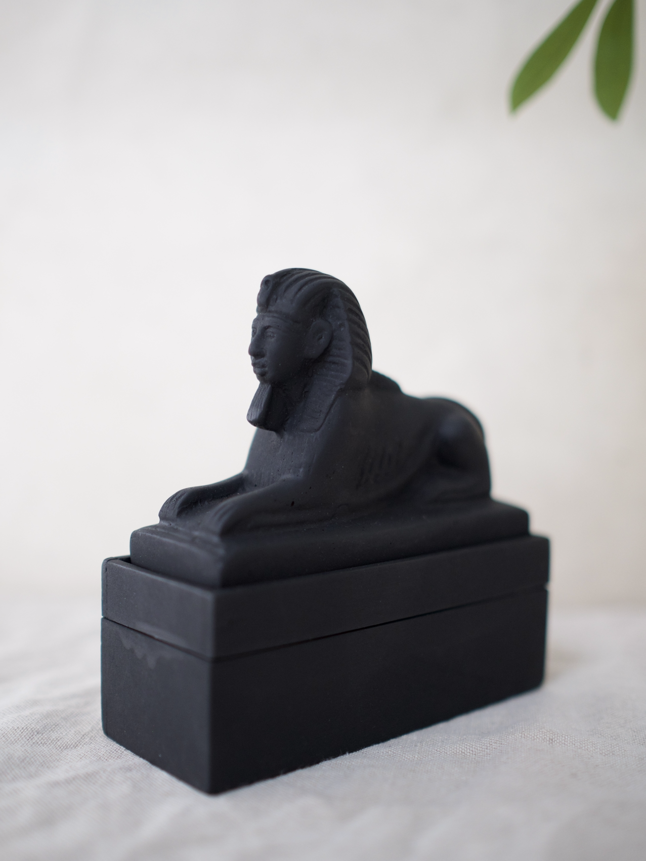 Vintage Egyptian Sphinx Trinket Box
