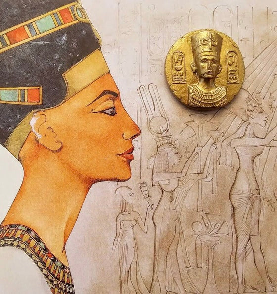 Vintage Egyptian Wedjau Set of 4